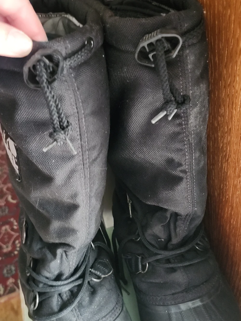 SOREL Glacier Black Winter Snow Boot Mens Size 10